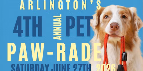 4th Annual Pet Parade at the Arlington Farmers Market 