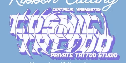 Cosmic Tattoo Ribbon Cutting