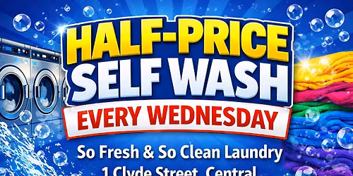 HALF PRICE SELF-WASH WEDNESDAYS