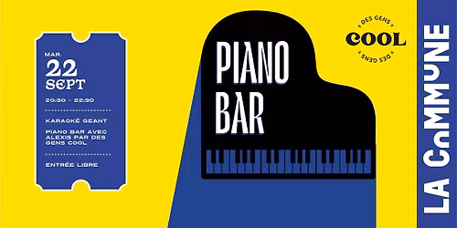 PIANO BAR \ud83c\udfb9