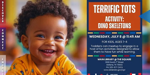 Terrific Tots: Dino Skeletons (Main Library)
