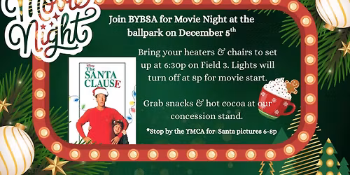 BYBSA Movie Night at the BallPark!