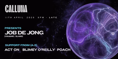 CALLUNA PRESENTS: JOB DE JONG