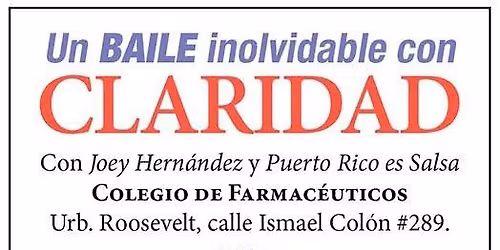 'Un baile inolvidable con Claridad'