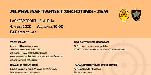 ALPHA ISSF CLASSIC HANDGUN SHOOTING 25M