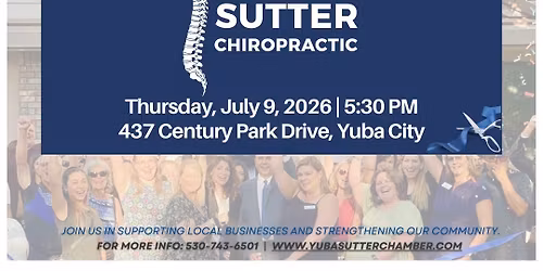 Ribbon Cutting for Yuba-Sutter Chiropractic