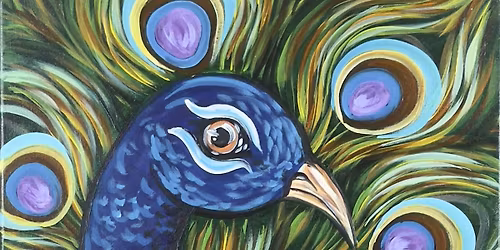 Toledo Paint and Sip Party - Peacock Paradise