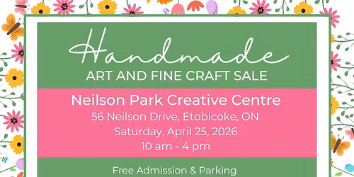 Spring Handmade Art and Fine Craft Sale 2026