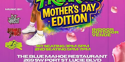 MOTHERS DAY FREAKNIK BRUNCH IN THE GARDEN SUNDAY MAY 10