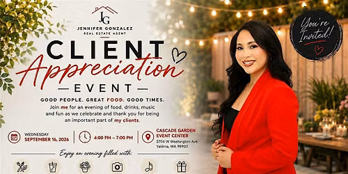 Celebrating You: Client Apperciation event 2026