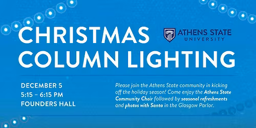 Christmas Column Lighting