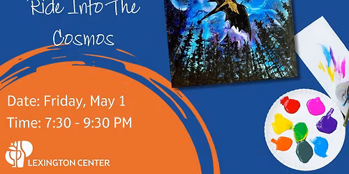 Painting at Pinot's: Ride Into The Chaos