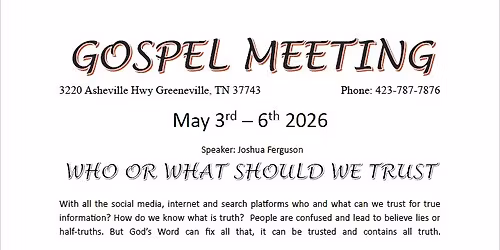 Gospel Meeting 