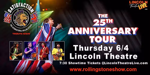 Satisfaction International Rolling Stone Tribute - The 25th Anniversary Tour 