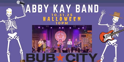 Abby Kay Band live! Halloween at Bub City
