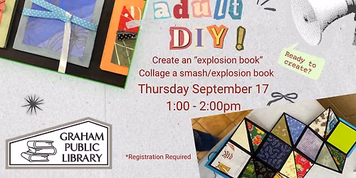 Adult DIY - Explosion Book!