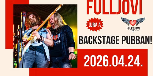 A FullJovi \u00fajra a Backstage Pubban!