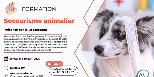 Atelier de Secourisme Animalier