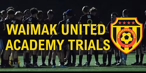 Waimak United FC U15s Academy Trials (Born in 2011)
