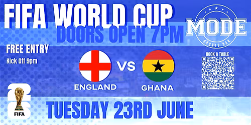 World Cup 2026 - England VS Ghana