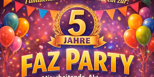 5 Jahre FAZ - Einladungsparty