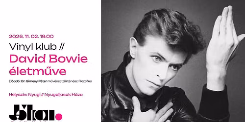 Vinyl klub \/\/ David Bowie \u00e9letm\u0171ve