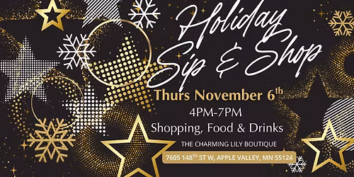 Holiday Sip & Shop