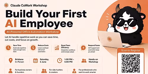 Brisbane Claude Cowork Workshop: Build Your First AI Employee | Mandarin