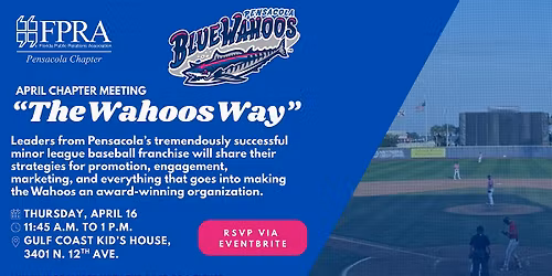 April Lunch & Learn: Blue Wahoos
