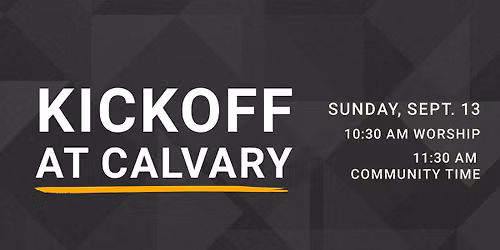 Fall Kickoff - One Big Sunday