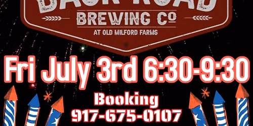 One Night Only back to at the Fab Back Road Brewing Co !