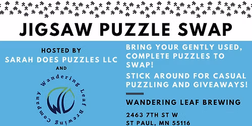 FREE Puzzle Swap with Sarah Does Puzzles at Wandering Leaf Brewing