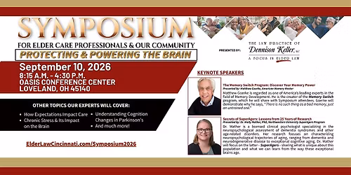 2026 Elder Care Symposium: Protecting & Powering the Brain