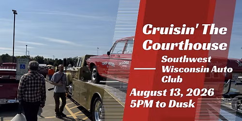 Cruisin' The Courthouse with Southwest Wisconsin Auto Club