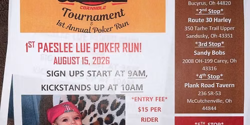 1st annual Paeslee Lue Poker Run