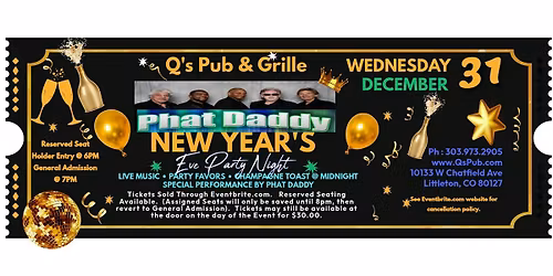 2025 NEW YEARS EVE PARTY!