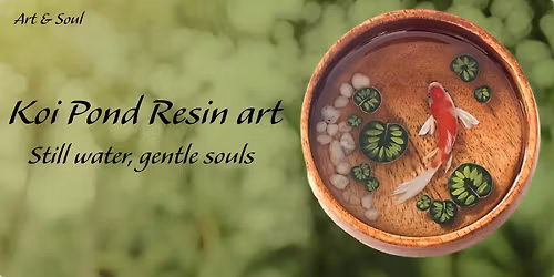 KOI POND RESIN ART