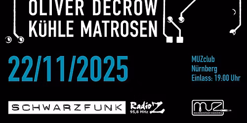 Oberst Panizza | Oliver Decrow | K\u00fchle Matrosen @MUZclub