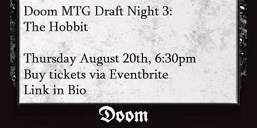 Magic The Gathering, Draft Night: The Hobbit (Second Night Added)