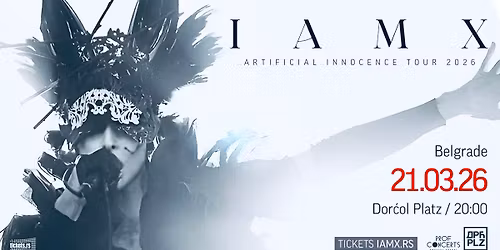 IAMX live in Belgrade \ud83d\udd25 21\/03
