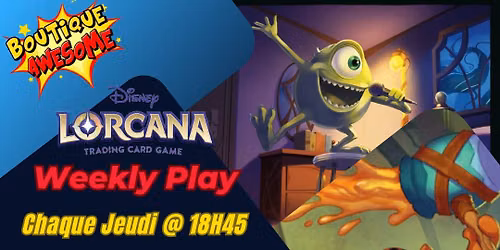 Awesome Disney Lorcana Weekly Play - Jeudi \u00e0 18H45