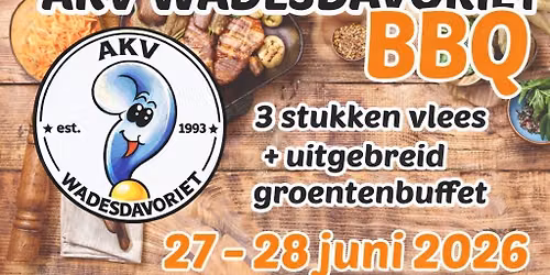 Jaarlijkse BBQ - AKV Wadesdavoriet