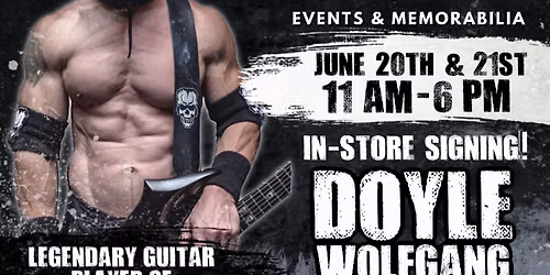 MISFITS Legend DOYLE In-Store Signing & KOH Store Grand Opening