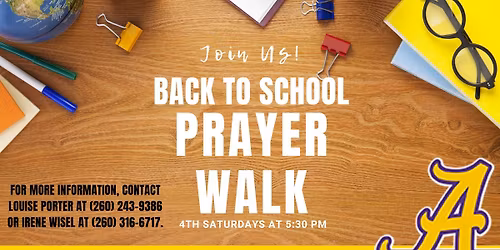 Angola High School Prayer Walk