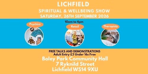 LICHFIELD SPIRITUAL AND WELLBEING SHOW