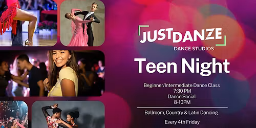 Teen Partner Dancing Class and Social