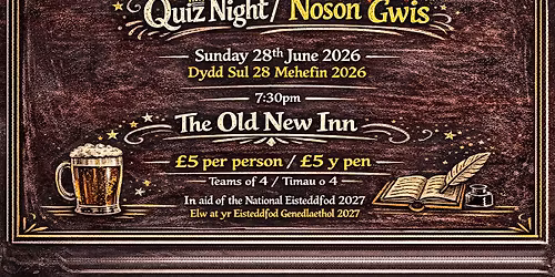Noson Gwis \/ Quiz Night 