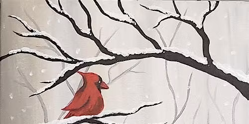Paint these beautiful Red Robins at our painting event in Lincoln.