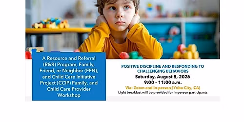 Positive Discipline & Responding to Challenging Behaviors (In-Person YC)