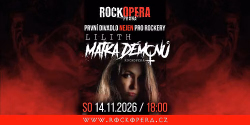 Lilith: Matka D\u00e9mon\u016f | RockOpera Praha